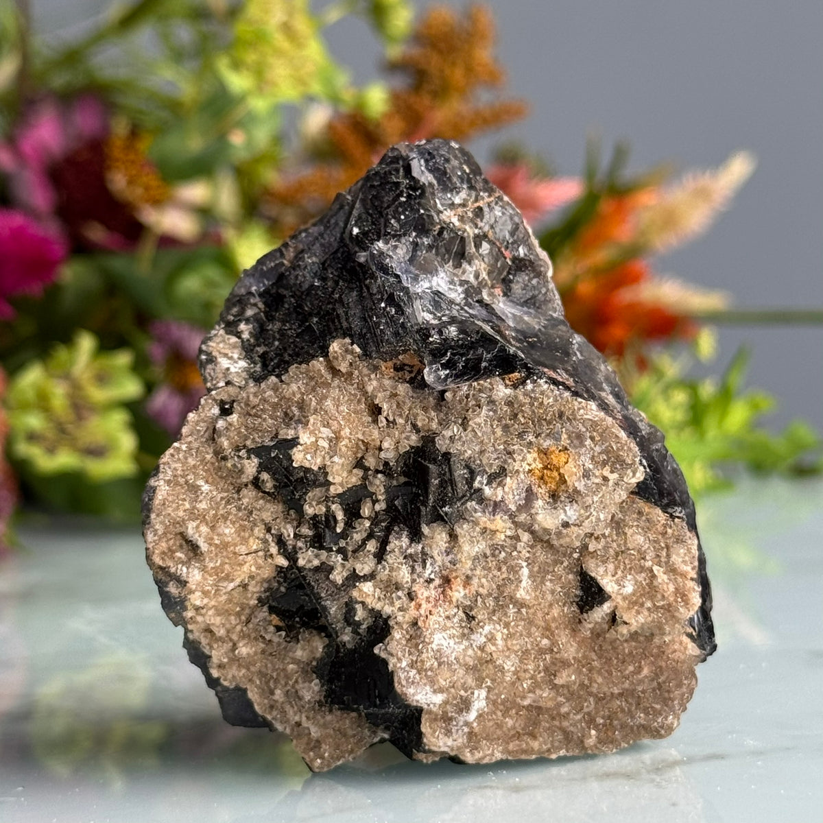 Etched Black Fluorite Raw Crystal Specimen UV Reactive RARE – Wholehearted Crystal Creations