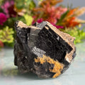 Etched Black Fluorite Raw Crystal Specimen UV Reactive RARE – Wholehearted Crystal Creations