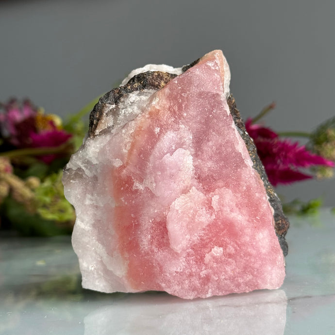 Pink Aragonite Raw Crystal Specimen