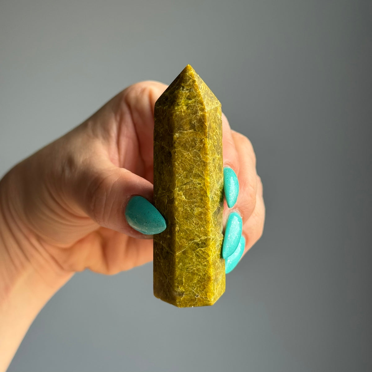 Green Opal Crystal Tower Specimen – Wholehearted Crystal Creations
