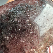 Strawberry Quartz Heart Carving Crystal Specimen