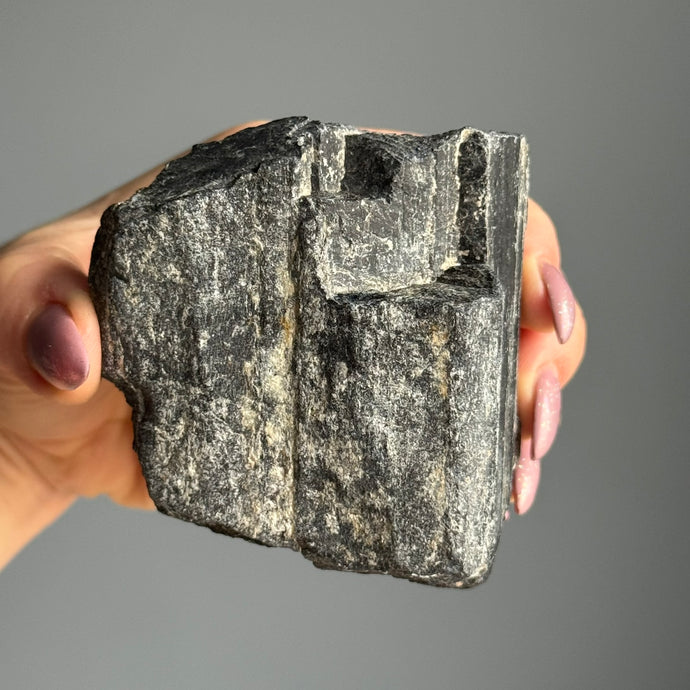 Black Tourmaline Raw Crystal Specimen