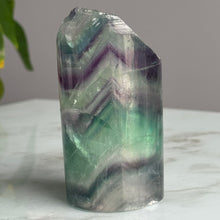 Rainbow Flourite Lamp with Base Specimen