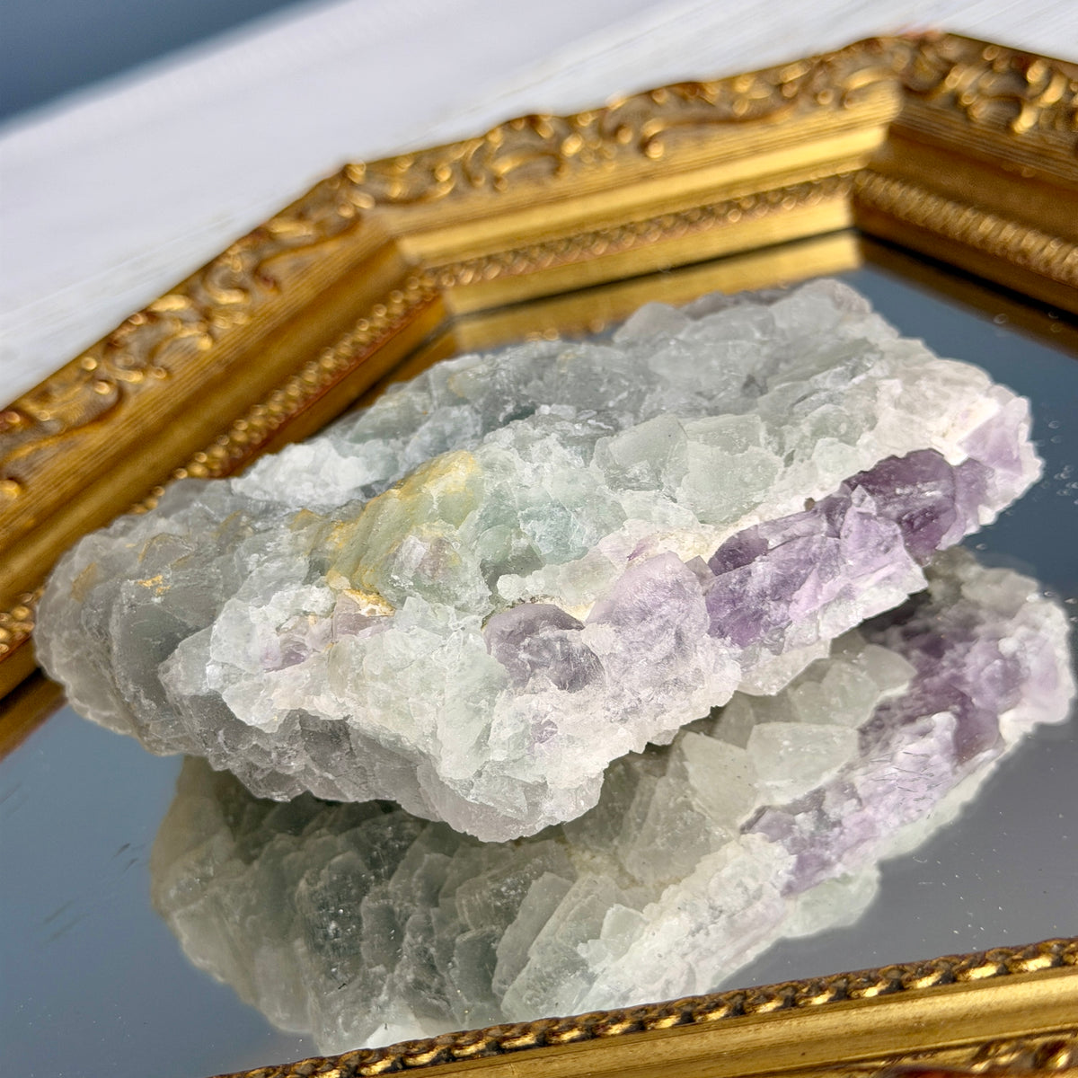 Rainbow Fluorite Etched Crystal Specimen – Wholehearted Crystal Creations