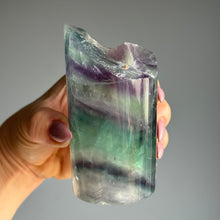 Rainbow Flourite Lamp with Base Specimen
