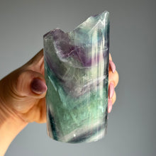Rainbow Flourite Lamp with Base Specimen