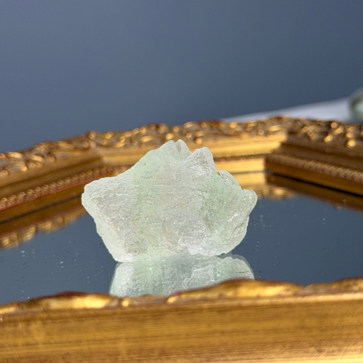 Green Glacier Etched Fluorite Crystal Specimen – Wholehearted Crystal Creations