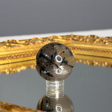 Tourmalated Quartz Spheres Crystal Specimen – Wholehearted Crystal Creations