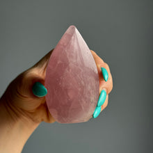 Rose Quartz Flame Crystal Specimen