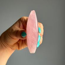 Rose Quartz Flame Crystal Specimen