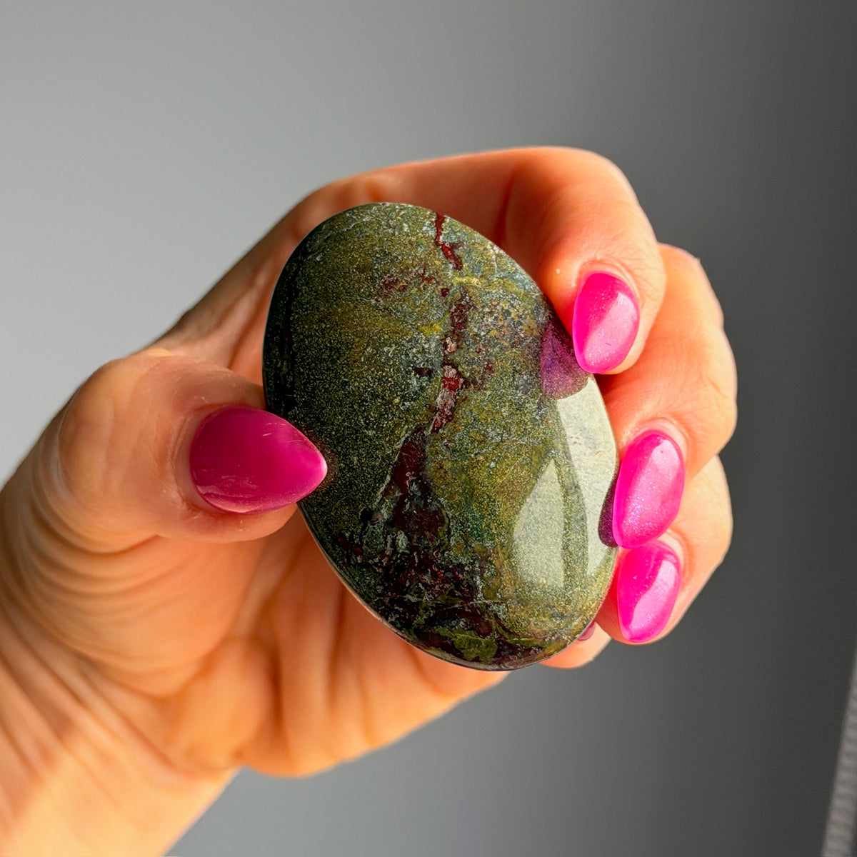 A-Z Choose Your Own Palm Stone Crystal Specimen