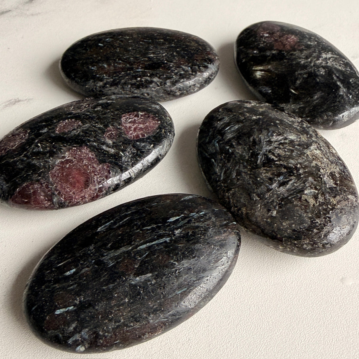 A-Z Choose Your Own Palm Stone Crystal Specimen