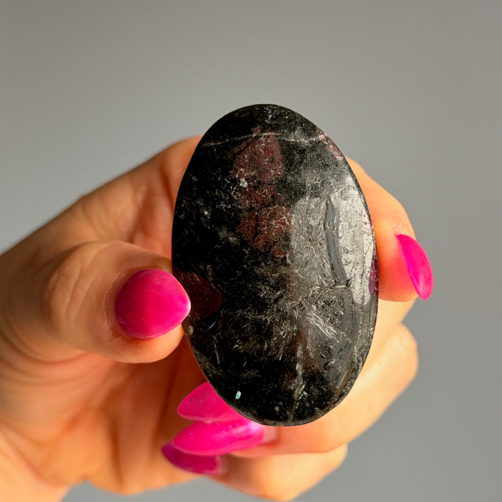 A-Z Choose Your Own Palm Stone Crystal Specimen