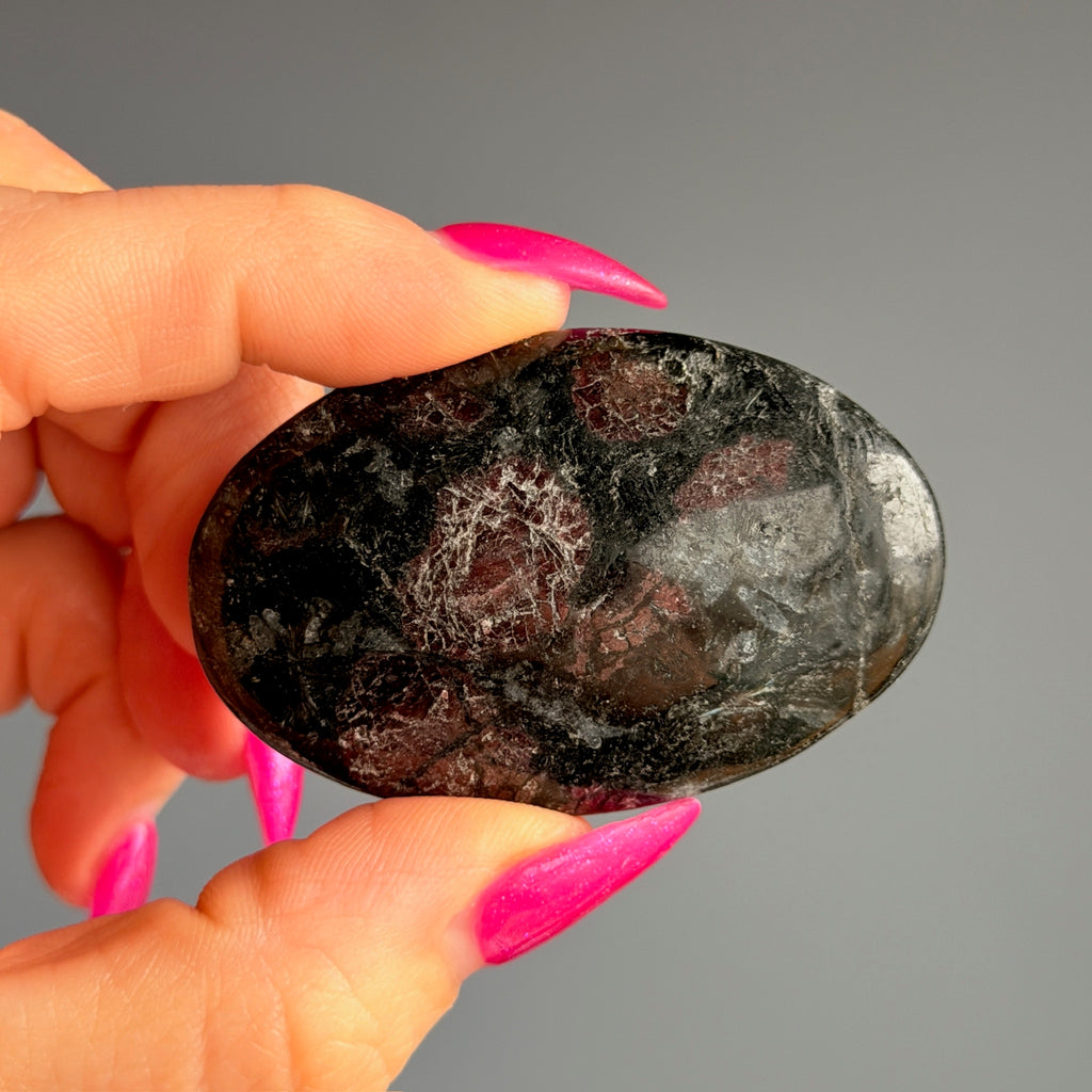 A-Z Choose Your Own Palm Stone Crystal Specimen