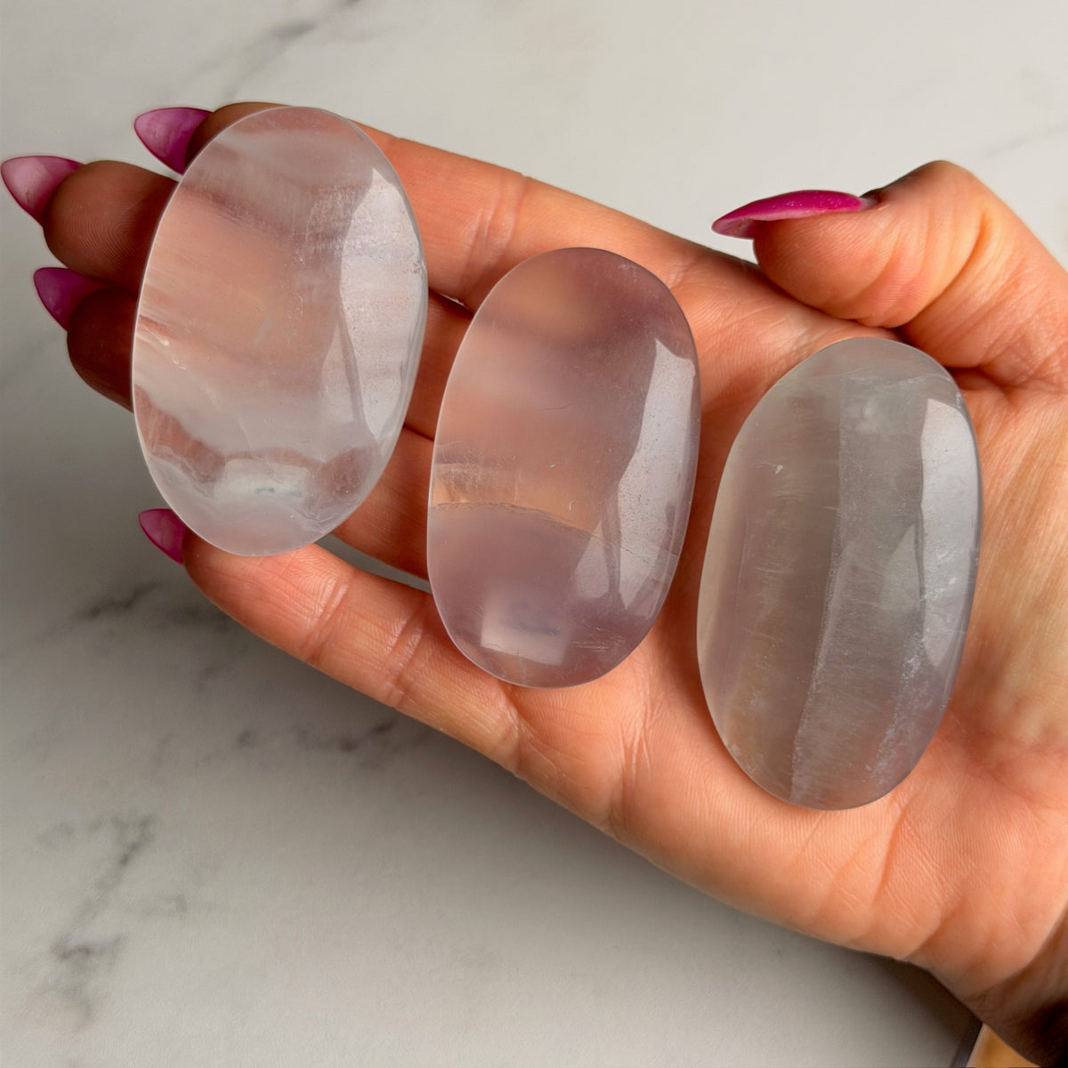 A-Z Choose Your Own Palm Stone Crystal Specimen