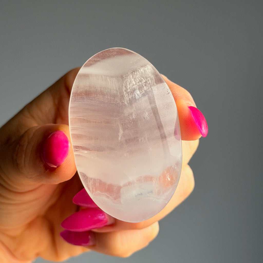A-Z Choose Your Own Palm Stone Crystal Specimen