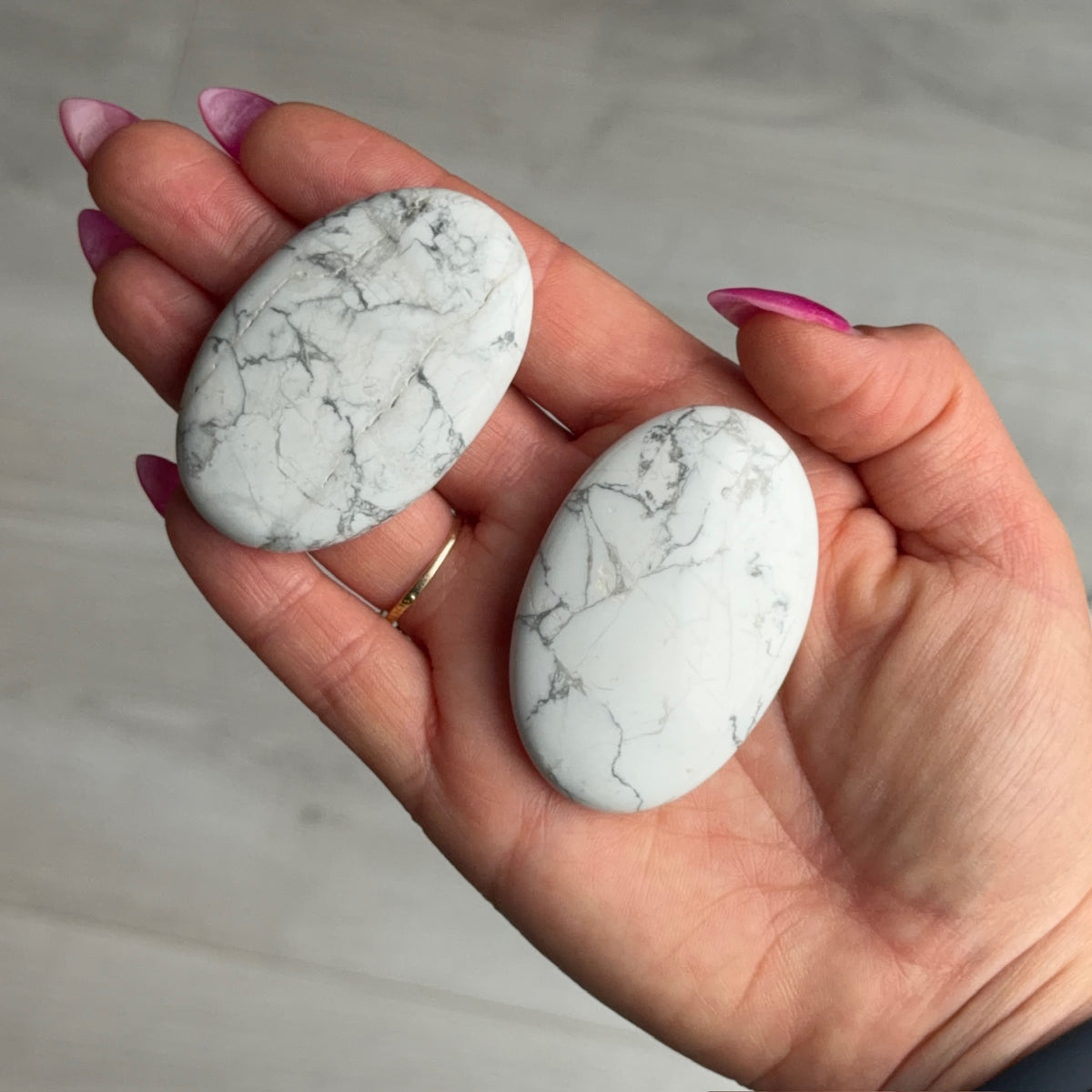 A-Z Choose Your Own Palm Stone Crystal Specimen