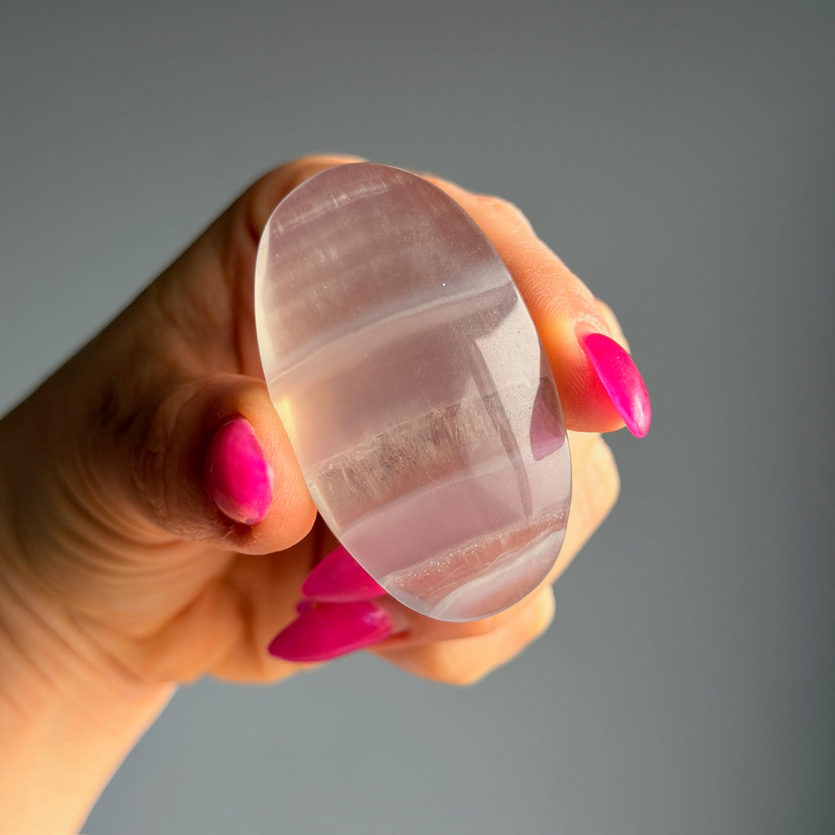 A-Z Choose Your Own Palm Stone Crystal Specimen