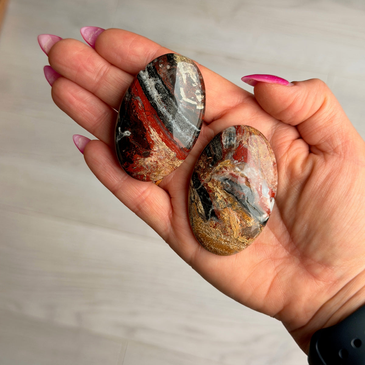A-Z Choose Your Own Palm Stone Crystal Specimen