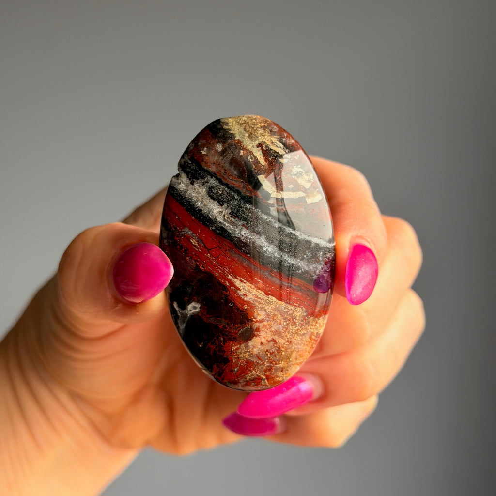 A-Z Choose Your Own Palm Stone Crystal Specimen