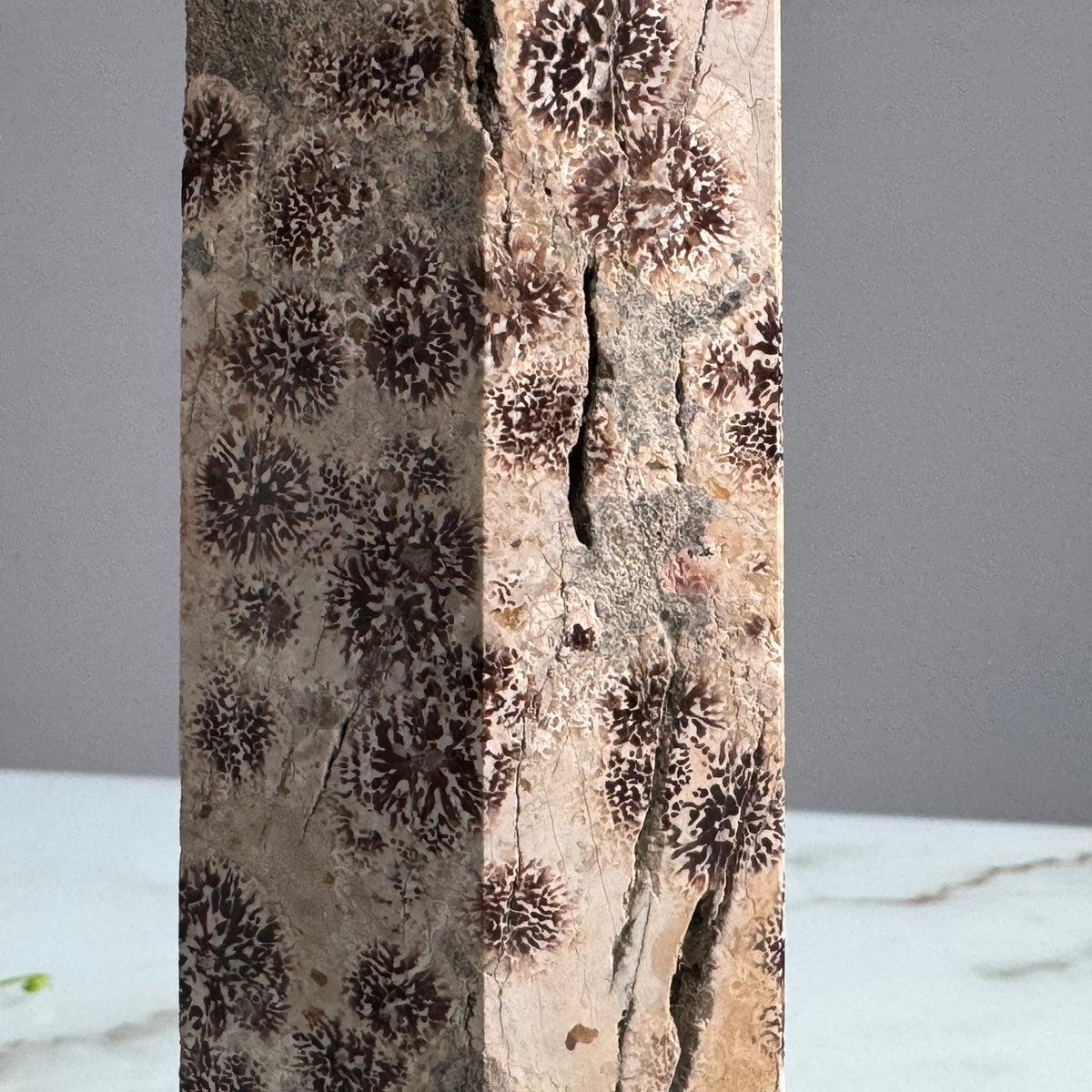 Coral Jasper Tower Crystal Specimen – Wholehearted Crystal Creations