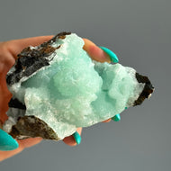 RARE Blue Aragonite Raw Crystal Specimen – Wholehearted Crystal Creations