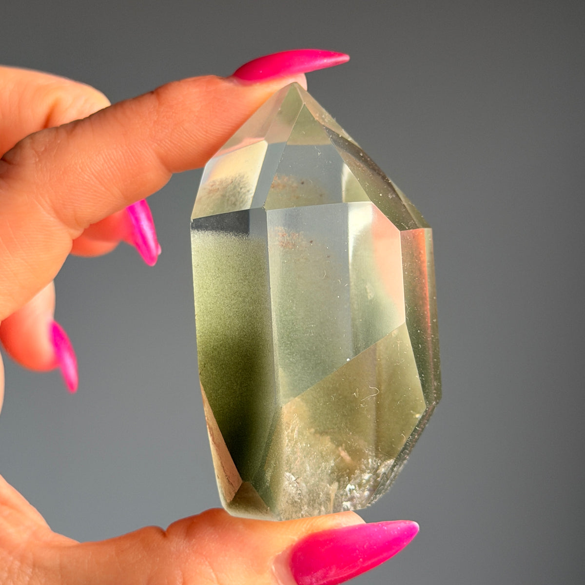 Garden Quartz Tower Crystal Specimen GQT#40 – view 3 – Wholehearted Crystal Creations