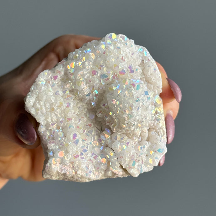Angel Aura Quartz Cluster Specimen