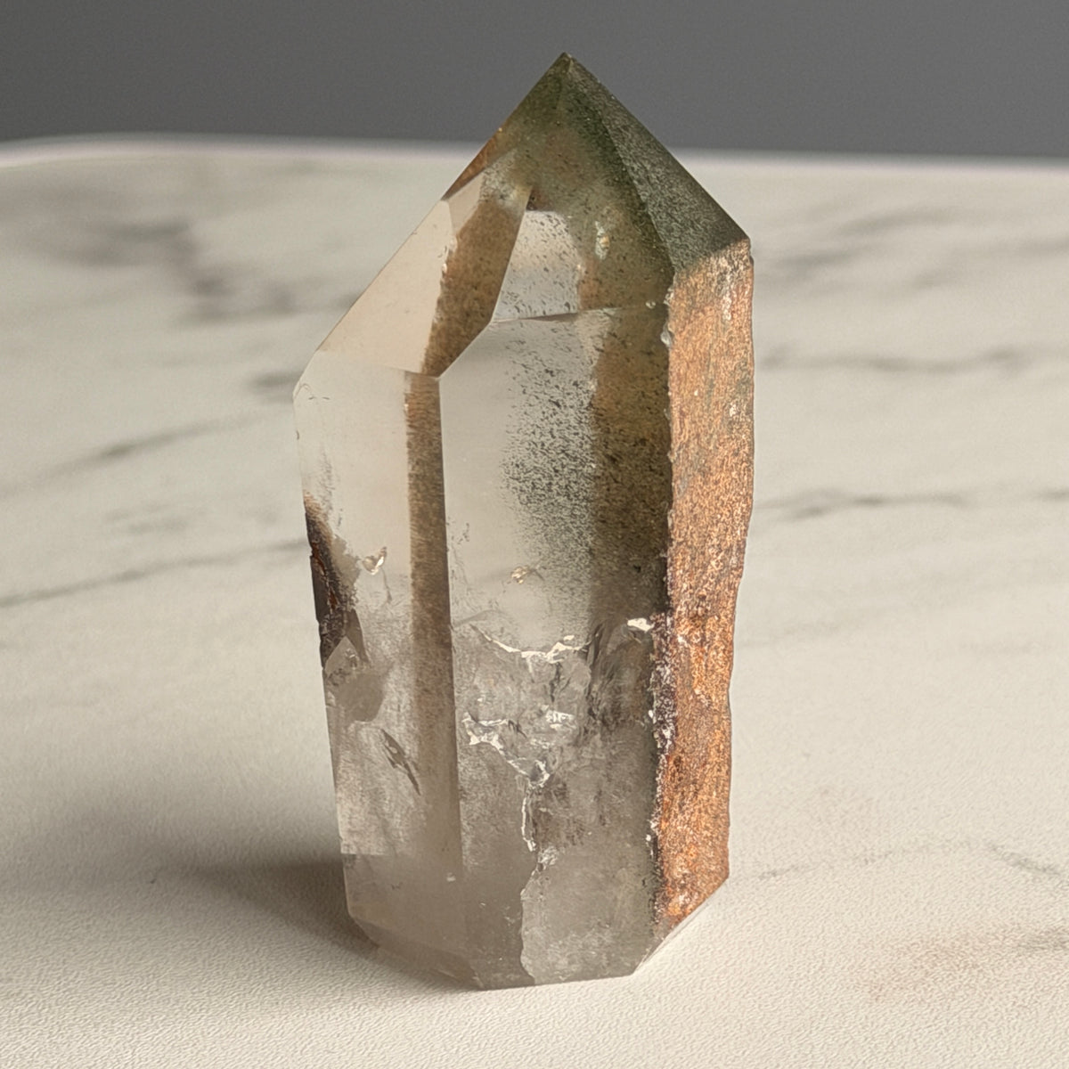Garden Quartz Tower Crystal Specimen GQT#12 – view 4 – Wholehearted Crystal Creations