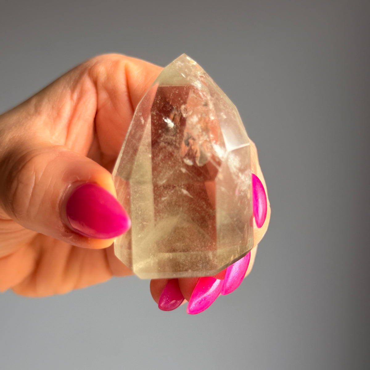 Garden Quartz Tower Crystal Specimen GQT#17 – view 4 – Wholehearted Crystal Creations
