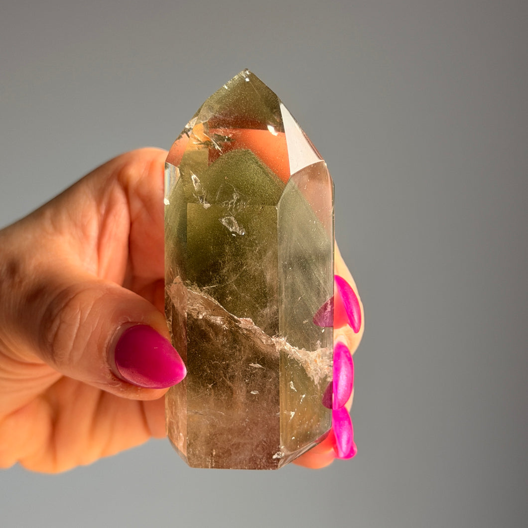 Garden Quartz Tower Crystal specimen GQT#49
