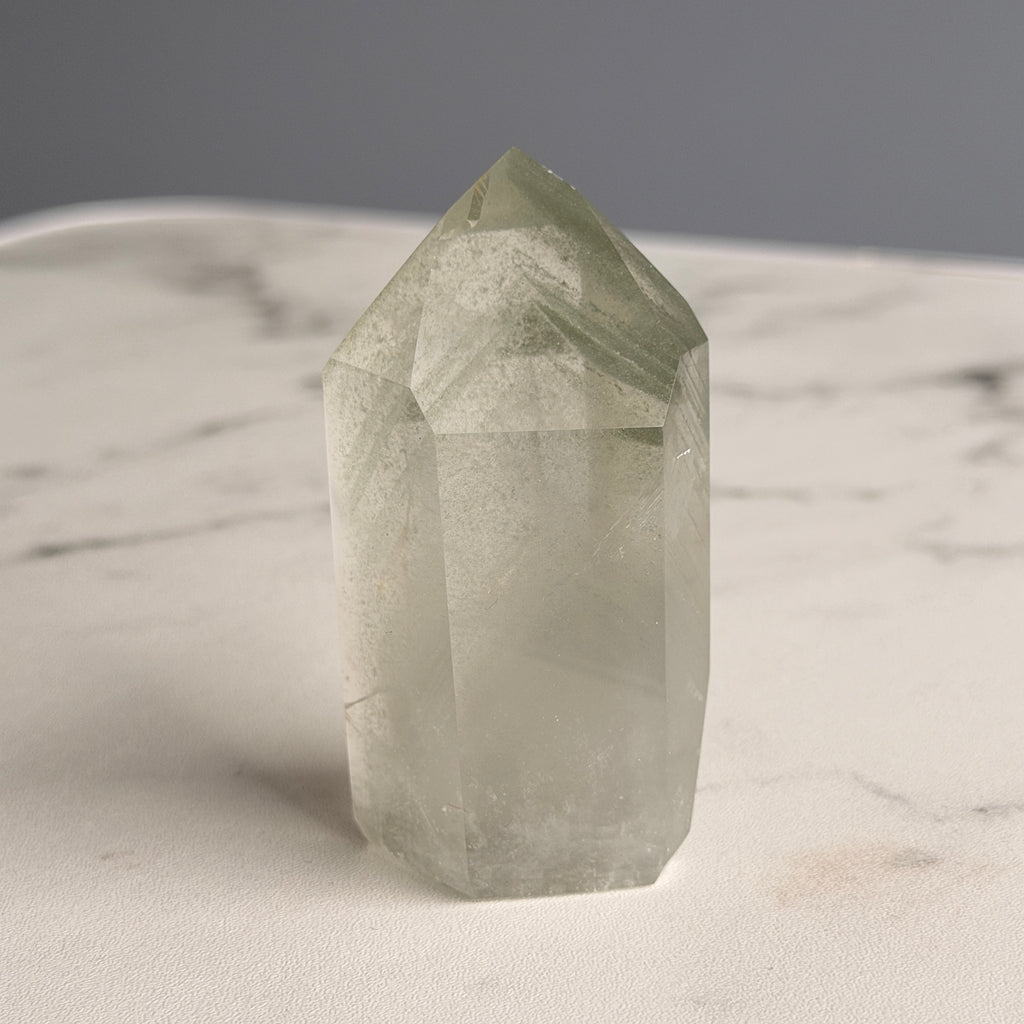 Garden Quartz Tower Crystal Specimen GQT#39 – view 4 – Wholehearted Crystal Creations