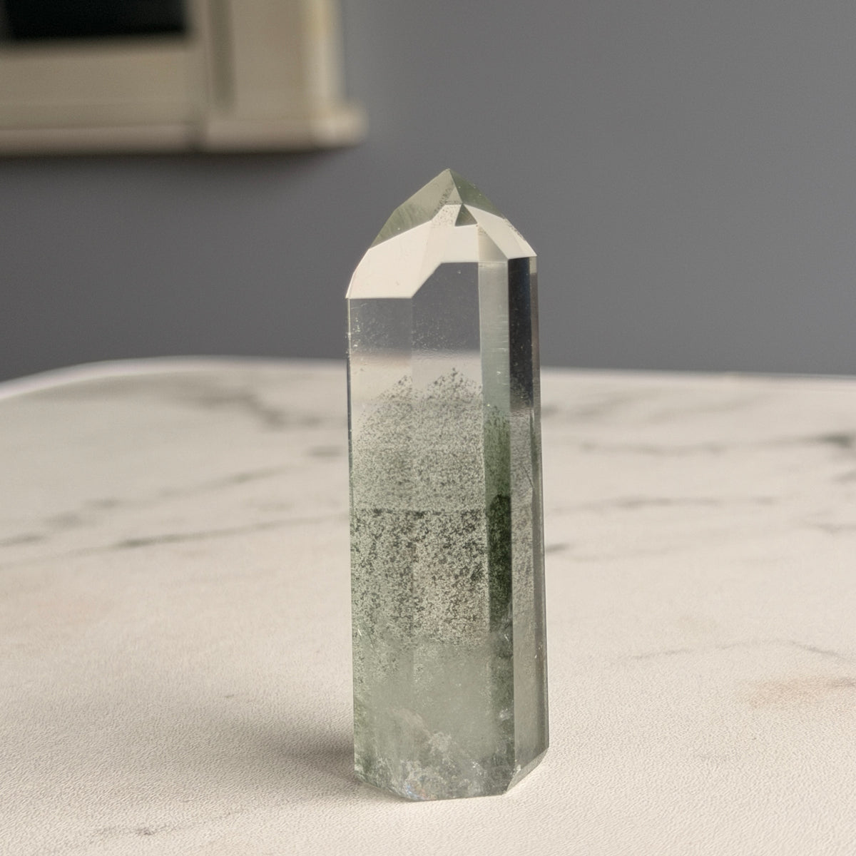 Garden Quartz Tower Crystal Specimen GQT#3 – view 2 – Wholehearted Crystal Creations