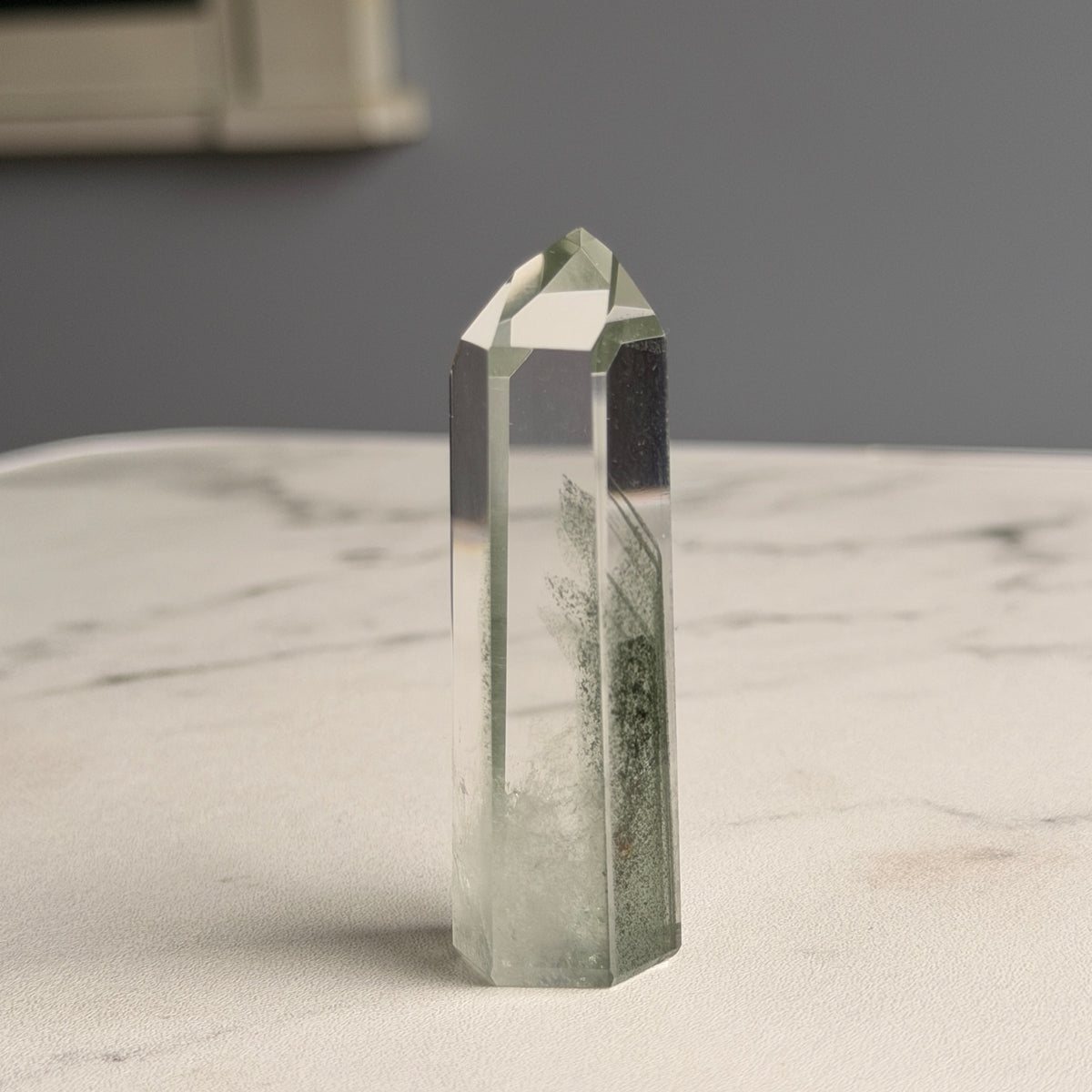 Garden Quartz Tower Crystal Specimen GQT#3 – view 4 – Wholehearted Crystal Creations