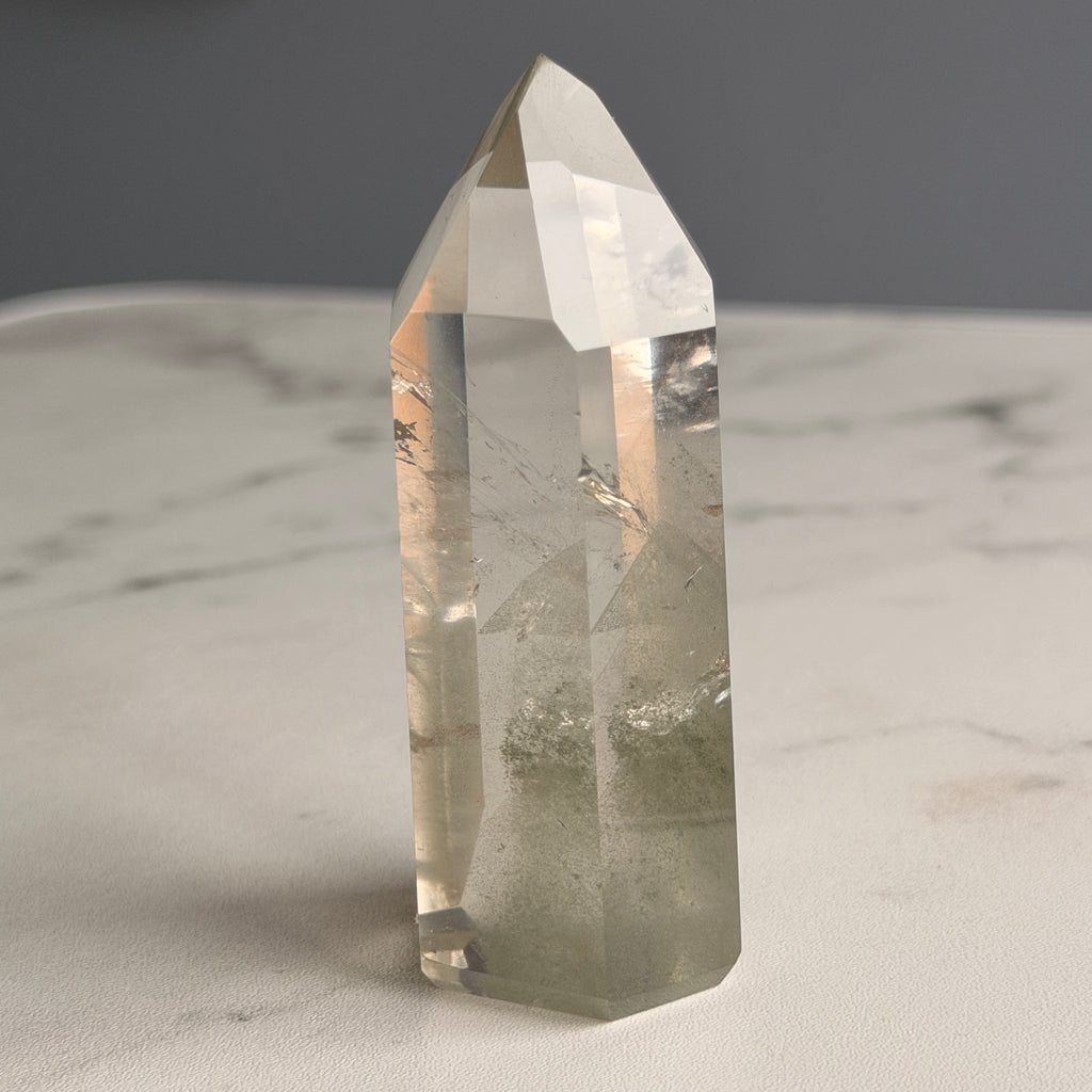 Garden Quartz Tower Crystal Specimen GQT#35 – view 4 – Wholehearted Crystal Creations