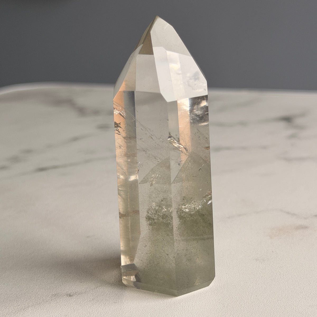 Garden Quartz Tower Crystal Specimen GQT#35 – view 4 – Wholehearted Crystal Creations