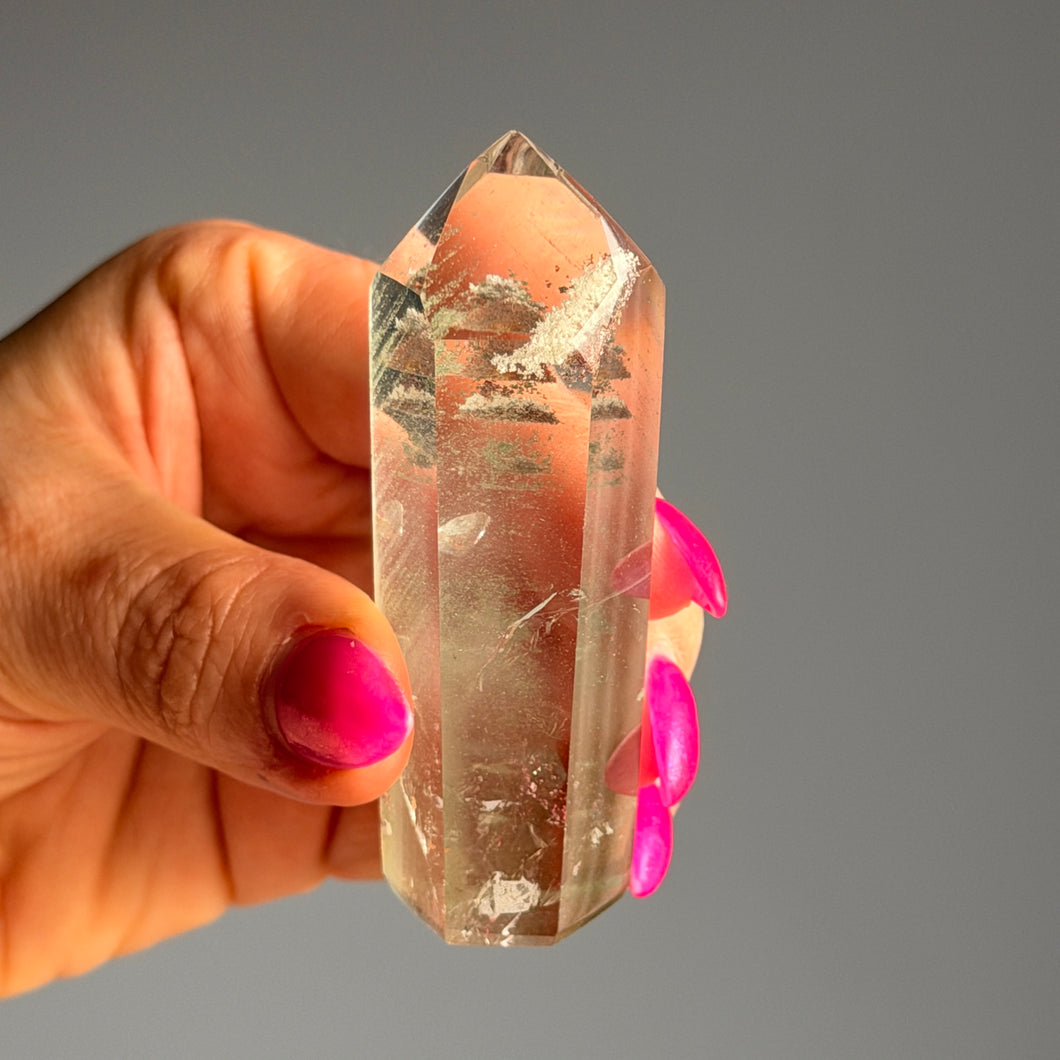 Garden Quartz Tower Crystal specimen GQT#38