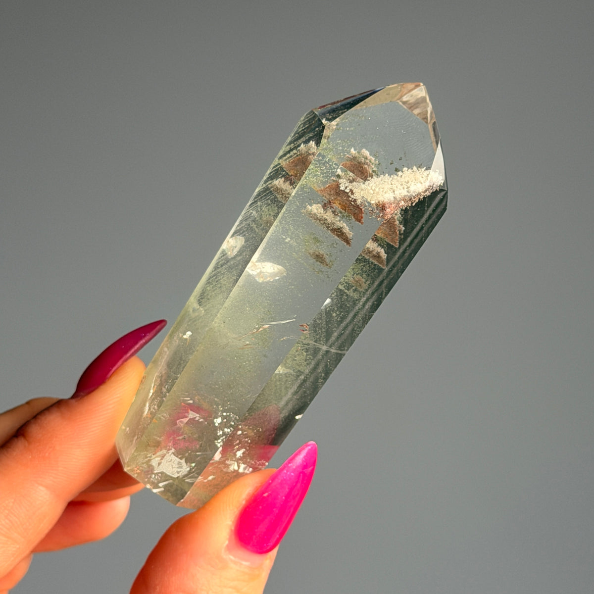 Garden Quartz Tower Crystal Specimen GQT#38 – view 3 – Wholehearted Crystal Creations