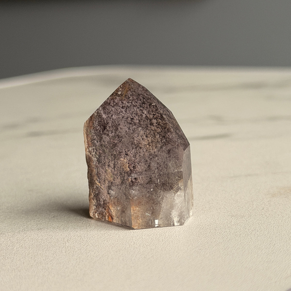 Garden Quartz Tower Crystal Specimen GQT#33 – view 2 – Wholehearted Crystal Creations