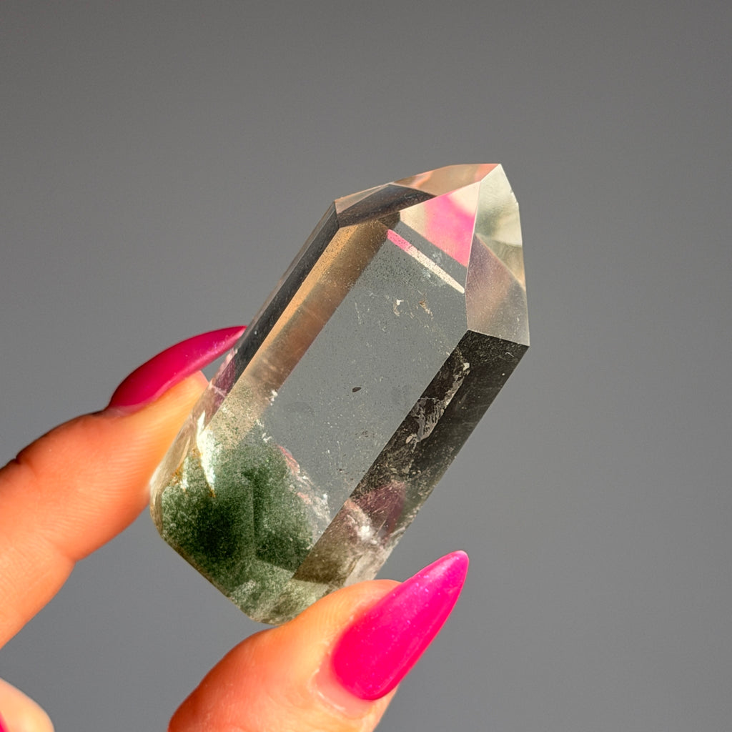 Garden Quartz Tower Crystal Specimen GQT#15 – view 3 – Wholehearted Crystal Creations