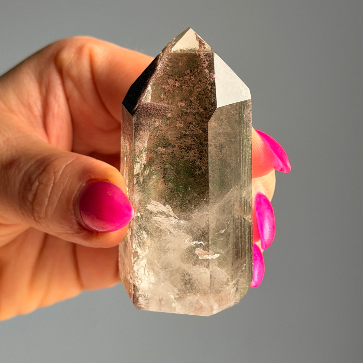 Garden Quartz Tower Crystal Specimen GQT#36 – view 3 – Wholehearted Crystal Creations