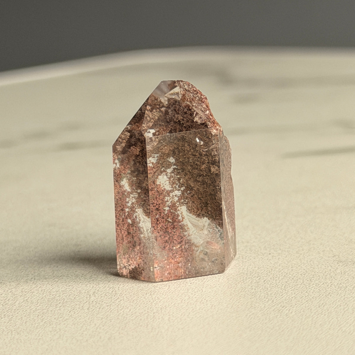 Garden Quartz Tower Crystal Specimen GQT#50 – view 2 – Wholehearted Crystal Creations