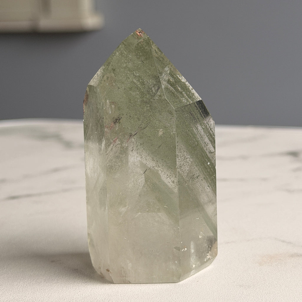 Garden Quartz Tower Crystal Specimen GQT#32 – view 2 – Wholehearted Crystal Creations