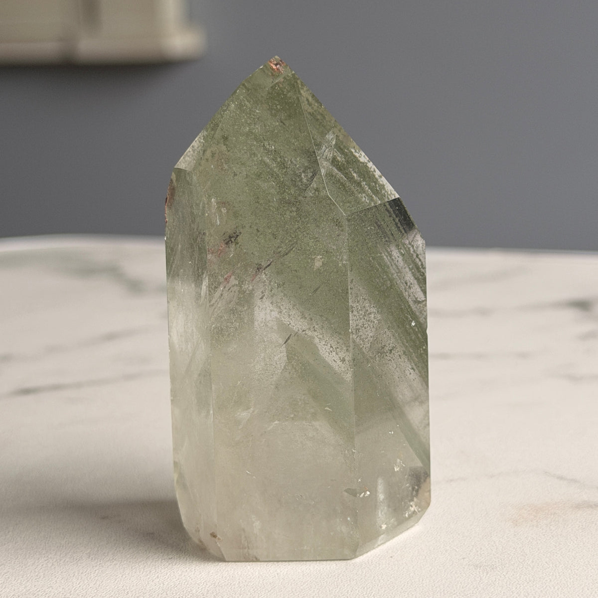 Garden Quartz Tower Crystal Specimen GQT#32 – view 2 – Wholehearted Crystal Creations