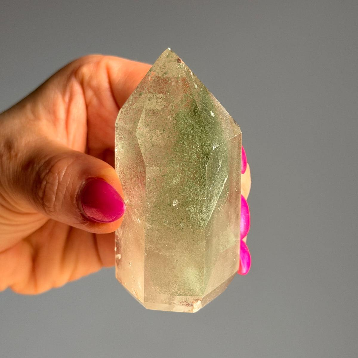Garden Quartz Tower Crystal Specimen GQT#32 – view 3 – Wholehearted Crystal Creations