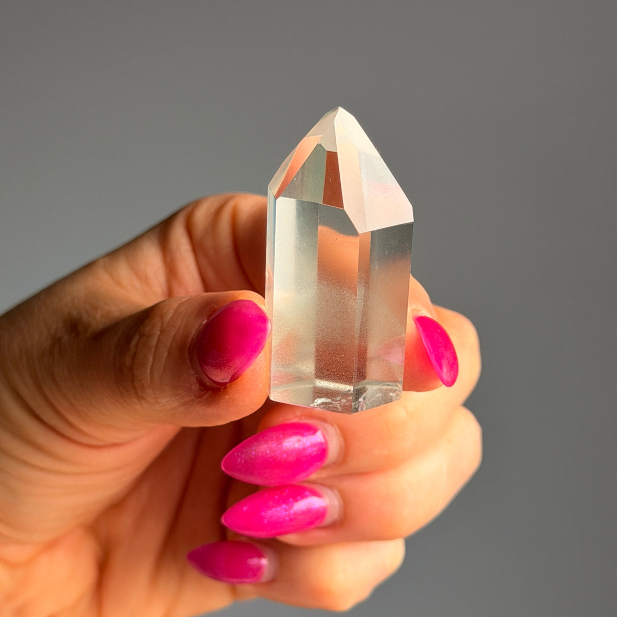 Garden Quartz Tower Crystal Specimen GQT#44 – view 4 – Wholehearted Crystal Creations