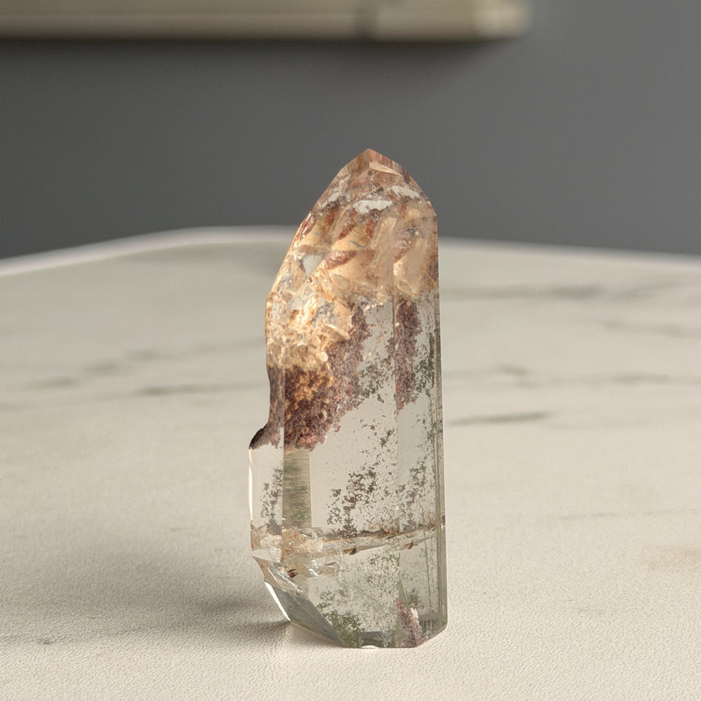 Garden Quartz Tower Crystal Specimen GQT#10 – view 4 – Wholehearted Crystal Creations