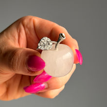 Apple with Cubic Zirconia Crystal Carving Specimens – Wholehearted Crystal Creations
