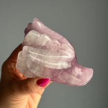 Fluorite Dragon Head Carving Specimen