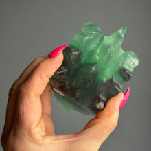 Fluorite Dragon Head Carving Specimen